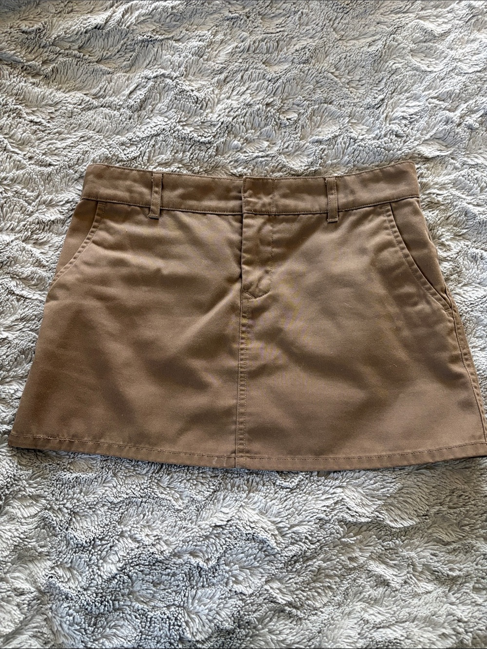 Volcom Classic Brown Mini Skirt